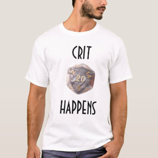 CRITは起こります Tシャツ