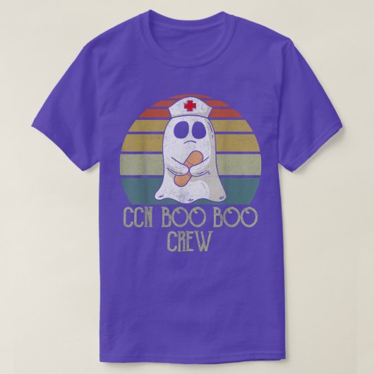 Critical Care Nurse Boo Boo Crew Shirts, Nursing H Tシャツ (デザイン正面)