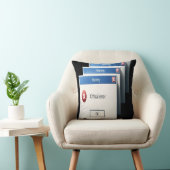 Critical Error — Retro Windows Warning Boxes Graph クッション (椅子)