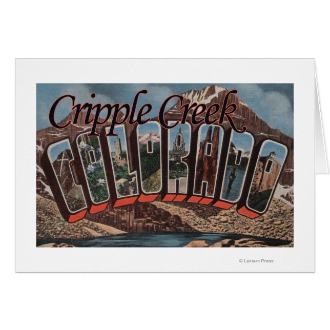 Critpple Creek, Colorado - Large Letter Scenes (正面横)