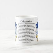 Crittenden、起源、意味および頂上 コーヒーマグカップ (中央)