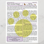 Critter Croniclesニュースレター – 2011年5月/6月 チラシ (裏面)