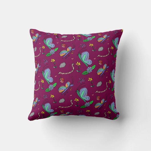 "Critter Friends" Pillow クッション (裏面)