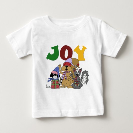 Critter Joy Tシャツとギフト ベビーTシャツ (正面)