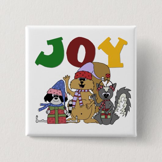Critter Joy Tシャツとギフト 缶バッジ (正面)