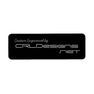 CRLDesignsカスタム.netによって設計された ラベル