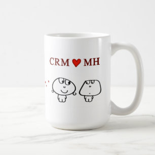 "CRMハートMH " コーヒーマグカップ