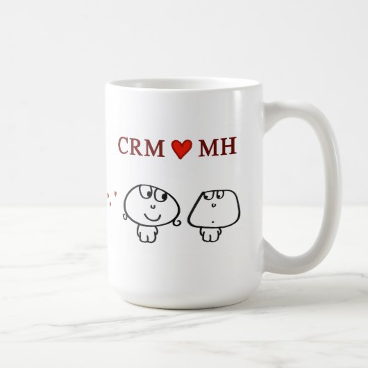 "CRMハートMH " コーヒーマグカップ (右)