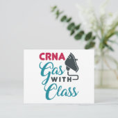CRNAガスのクラスおもしろい評価 ポストカード (スタンド正面)