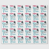 CRNAガスのクラスおもしろい評価 ラッピングペーパー (フラット)