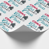 CRNAガスのクラスおもしろい評価 ラッピングペーパー (角)