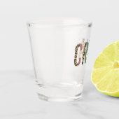 CRNAナース麻酔科チータヒョウ柄 ショットグラス (左)