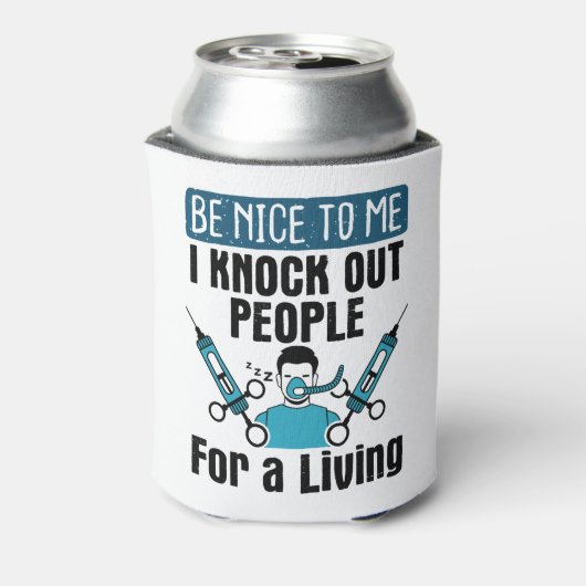 CRNAナース麻酔科医がノックアウト 缶クーラー (缶裏面)