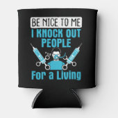 CRNAナース麻酔科医が人をノックアウト 缶クーラー (正面)