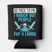 CRNAナース麻酔科医が人をノックアウト 缶クーラー (裏面)