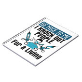 CRNAノックアウトピープルナース麻酔科医 ノートブック (左側)