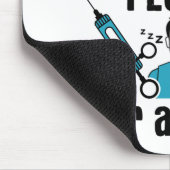 CRNAノックアウトピープルナース麻酔科医 マウスパッド (コーナー)