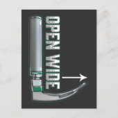 CRNA喉頭鏡麻酔専門医の挿管 ポストカード (正面)