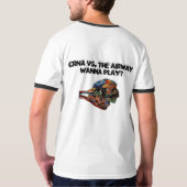 CRNA対航空路 Tシャツ (裏面)