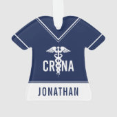 CRNA認定カスタム登録ナース麻酔科医 オーナメント (裏面)