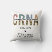 CRNA認定カスタム登録ナース麻酔科医 クッション (裏面)