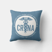 CRNA認定カスタム登録ナース麻酔科医 クッション (裏面)