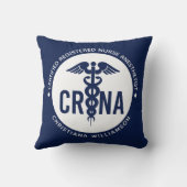 CRNA認定カスタム登録ナース麻酔科医 クッション (裏面)