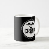 CRNA認定カスタム登録ナース麻酔科医 コーヒーマグカップ (正面右)