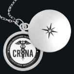 CRNA認定カスタム登録ナース麻酔科医 シルバープレートネックレス<br><div class="desc">CRNA認定カスタム登録ナース麻酔科医ギフト！</div>