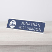 CRNA認定カスタム登録ナース麻酔科医 デスクネームプレート (正面)