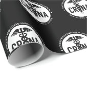 CRNA認定カスタム登録ナース麻酔科医 ラッピングペーパー (ロールコーナー)