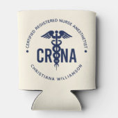 CRNA認定カスタム登録ナース麻酔科医 缶クーラー (裏面)