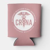 CRNA認定カスタム登録ナース麻酔科医 缶クーラー (正面)