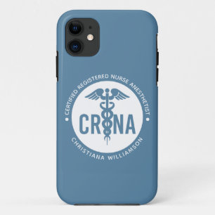 CRNA認定カスタム登録ナース麻酔科医 iPhone 11 ケース