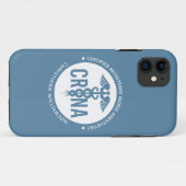 CRNA認定カスタム登録ナース麻酔科医 Case-Mate iPhoneケース (裏面(横))