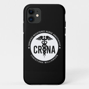CRNA認定カスタム登録ナース麻酔科医 iPhone 11 ケース