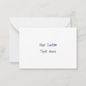 CRNA認定登録ナース麻酔科カスタム ノートカード (裏面)