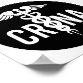 CRNA認定登録ナース麻酔科医ギフト ポスター (角)