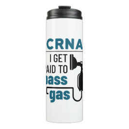 CRNA Iはガスを通過するために支払われる タンブラー