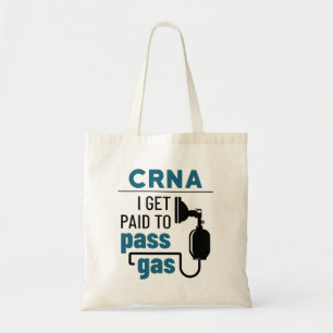 CRNA Iはガスを通過するために支払われる トートバッグ