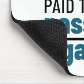 CRNA Iはガスを通過するために支払われる マウスパッド (コーナー)