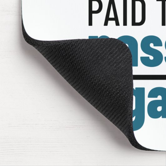 CRNA Iはガスを通過するために支払われる マウスパッド (コーナー)