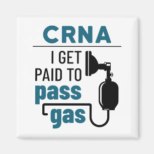 CRNA Iはガスを通過するために支払われる マグネット
