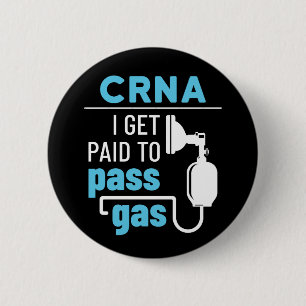 CRNA Iはガス麻酔科医の合格にナースされる 缶バッジ