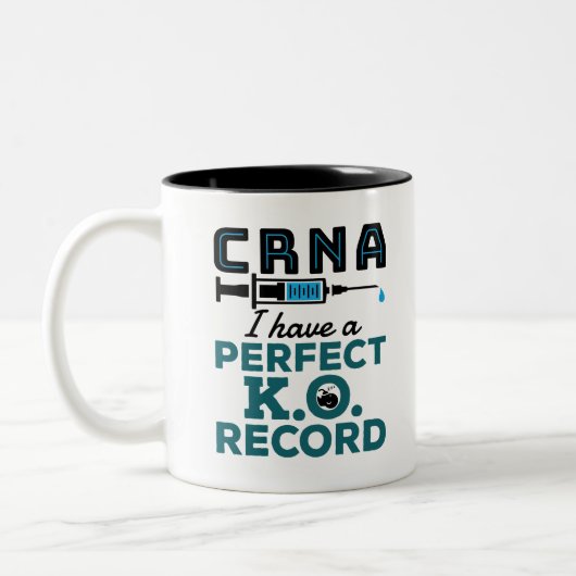 CRNA I have a Perfect K.O. Record ツートーンマグカップ (左)