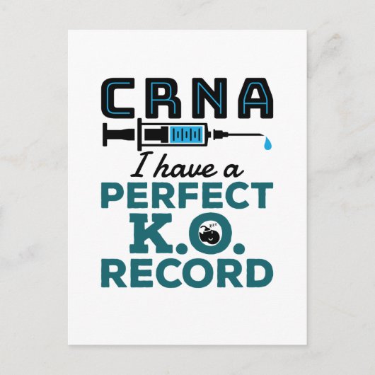 CRNA I have a Perfect K.O. Record ポストカード (正面)