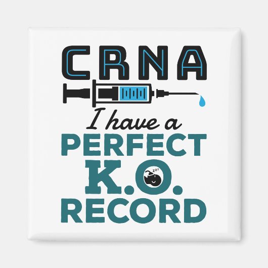 CRNA I have a Perfect K.O. Record マグネット (正面)
