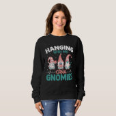 CRNA Nurse Hospital Anesthesia Hanging with my CRN スウェットシャツ (正面フル)