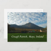 Croagh Patrick、マヨ・アイルランド ポストカード (正面/裏面)