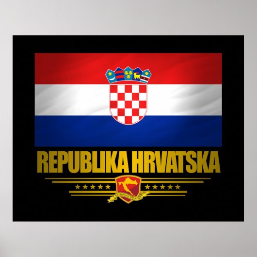 "Croat Pride" Posters & Prints ポスター (正面)